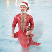 Quirks! December Diamonds Christmas, Seasonal Decor Merman Bedtime Santa by December Diamonds