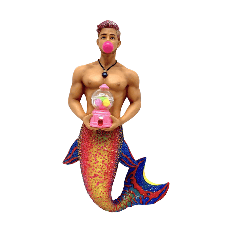 Quirks! December Diamonds Christmas, Seasonal Decor Merman Blow Fish by December Diamonds