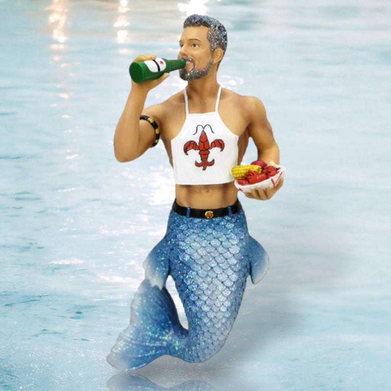 Quirks! December Diamonds Christmas, Seasonal Decor Merman Craw Daddy by December Diamonds