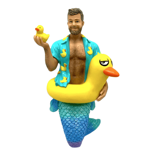Quirks! December Diamonds Christmas, Seasonal Decor Merman Daddy Duckie by December Diamonds