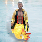 Quirks! December Diamonds Christmas, Seasonal Decor Merman Flaming Bottom by December Diamonds