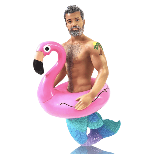 Quirks! December Diamonds Christmas, Seasonal Decor Merman Flaming Oh! by December Diamonds