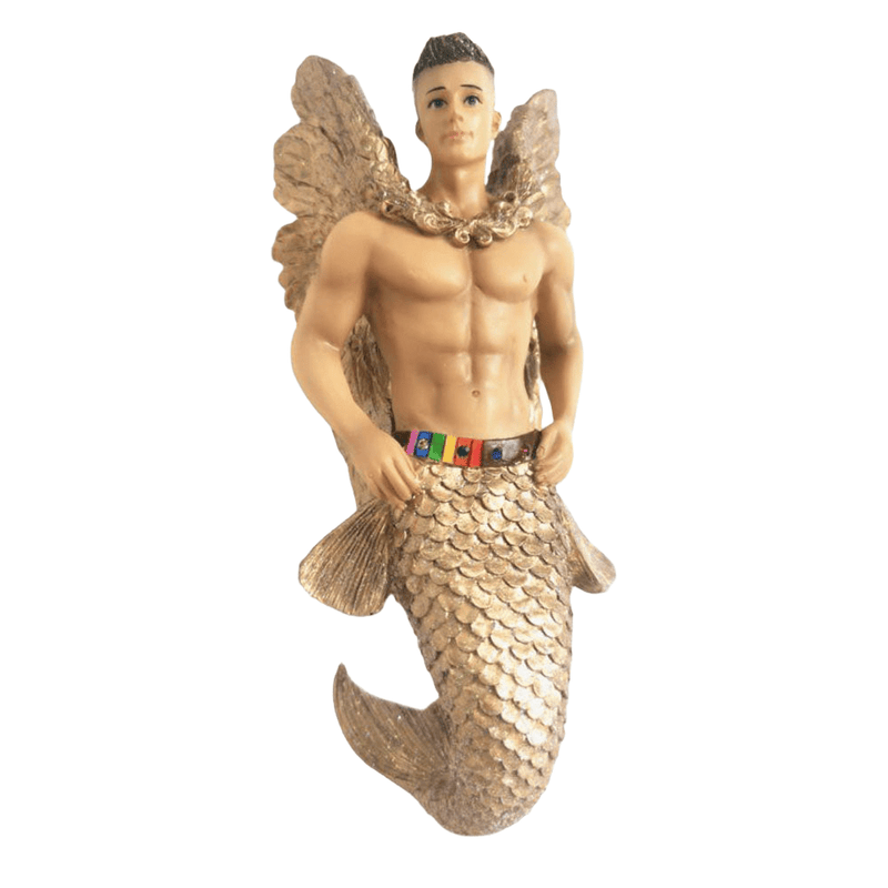 Quirks! December Diamonds Christmas, Seasonal Decor Merman Gaybriel by December Diamonds