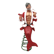 Quirks! December Diamonds Christmas, Seasonal Decor Merman Hey Santa! Tree Topper by December Diamonds