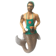 Quirks! December Diamonds Christmas, Seasonal Decor Merman Java Joe by December Diamonds