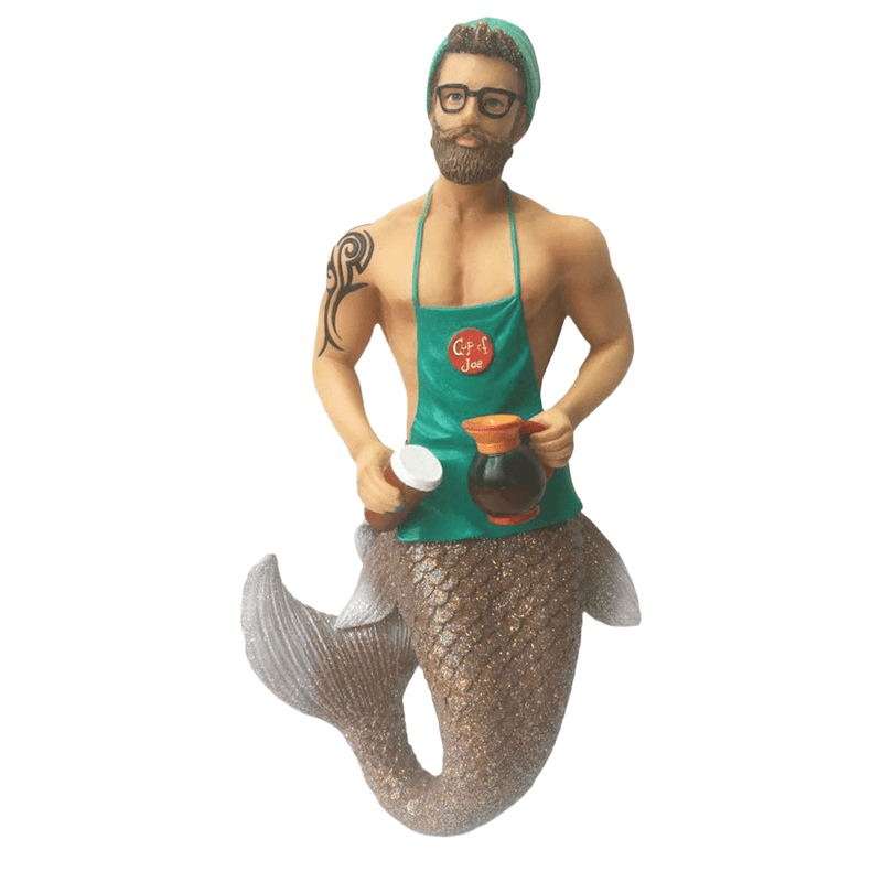 Quirks! December Diamonds Christmas, Seasonal Decor Merman Java Joe by December Diamonds
