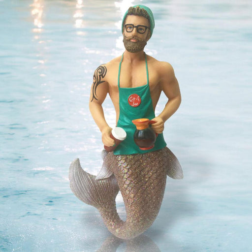 Quirks! December Diamonds Christmas, Seasonal Decor Merman Java Joe by December Diamonds