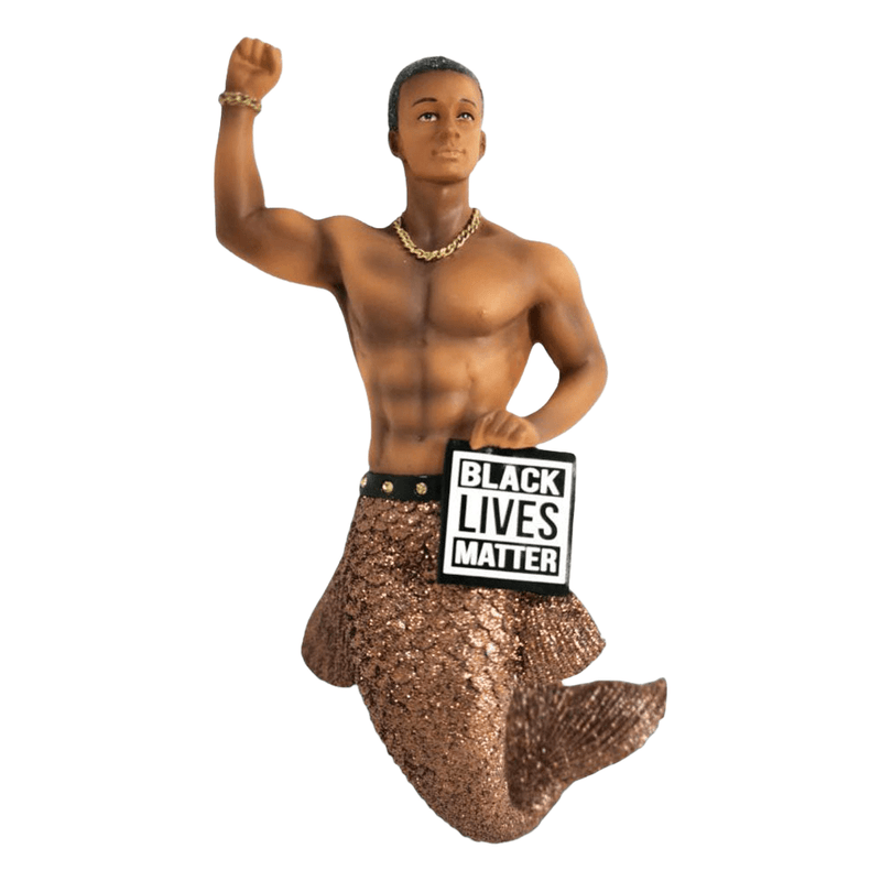 Quirks! December Diamonds Christmas, Seasonal Decor Merman Justice by December Diamonds