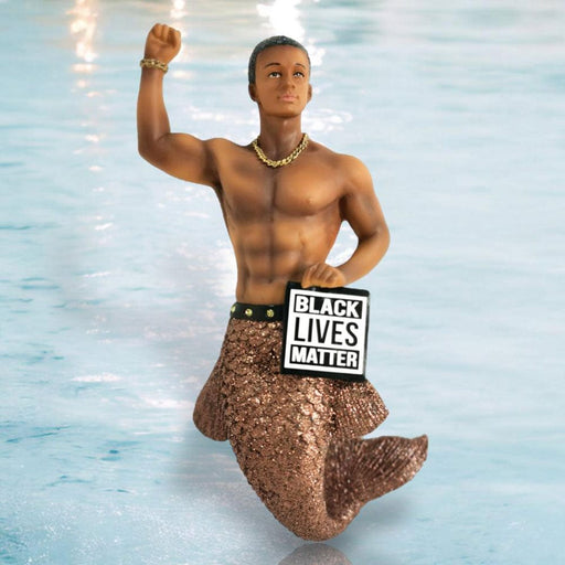 Quirks! December Diamonds Christmas, Seasonal Decor Merman Justice by December Diamonds