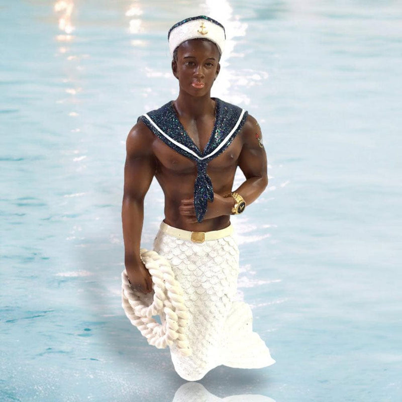 Quirks! December Diamonds Christmas, Seasonal Decor Merman Navy Soul by December Diamonds