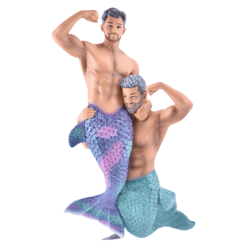 Quirks! December Diamonds Christmas, Seasonal Decor Merman Playmates by December Diamonds