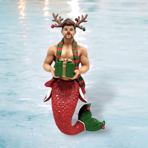 Quirks! December Diamonds Christmas, Seasonal Decor Merman Rudy by December Diamonds - New for 2024