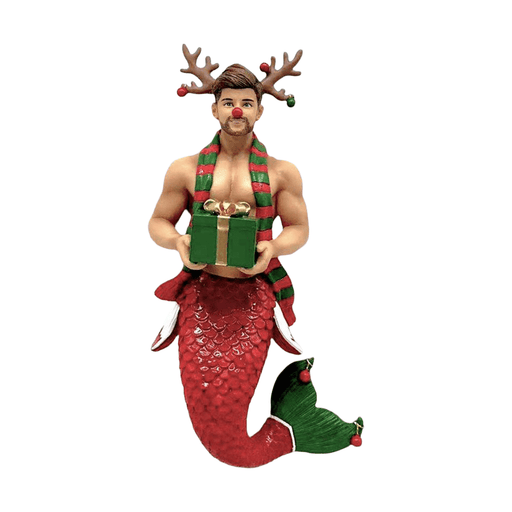Quirks! December Diamonds Christmas, Seasonal Decor Merman Rudy by December Diamonds - New for 2024