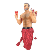 Quirks! December Diamonds Christmas, Seasonal Decor RETIRING Merman Santa Daddy II by December Diamonds