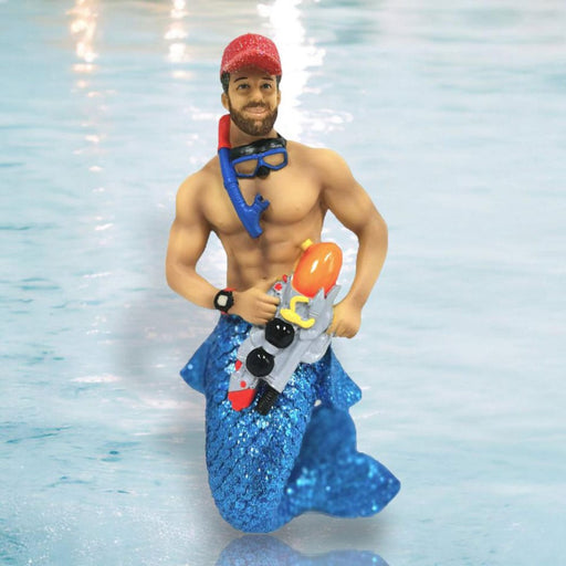 Quirks! December Diamonds Christmas, Seasonal Decor RETIRING Merman Water Sports by December Diamonds