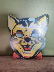 Quirks! Decor Vampire Cat Halloween Wood Cutout - 6"