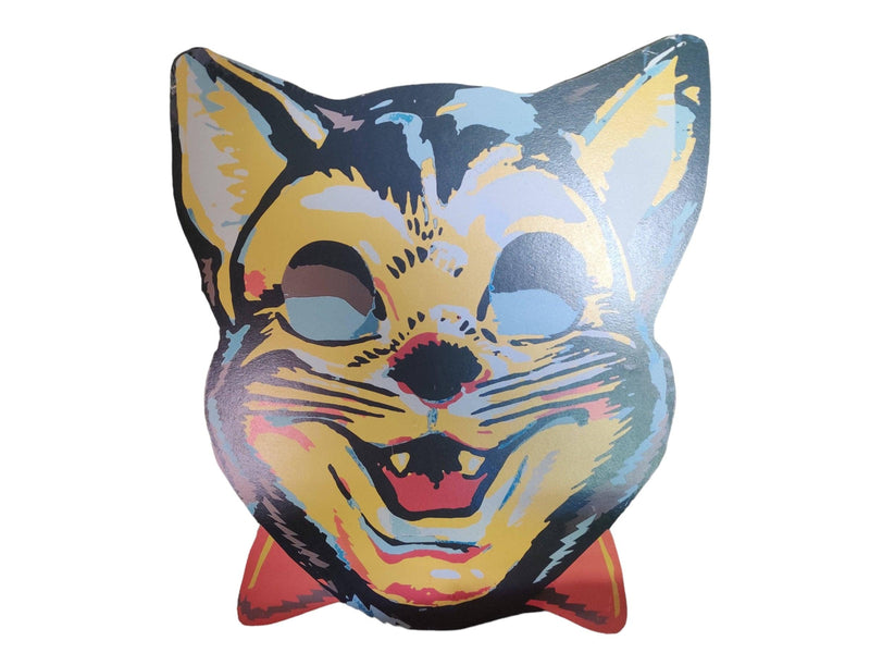 Quirks! Decor Vampire Cat Halloween Wood Cutout - 6"