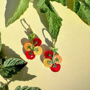 Quirks! Earrings and Accessories Cherry Tomato Acrylic Dangle