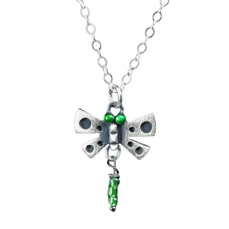Quirks! Earrings and Accessories Dragonfly Pendant by Chickenscratch