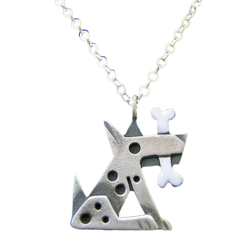 Quirks! Earrings and Accessories Fido Pendant by Chickenscratch