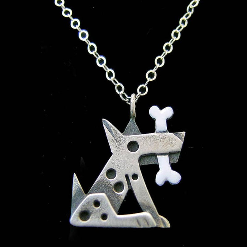 Quirks! Earrings and Accessories Fido Pendant by Chickenscratch