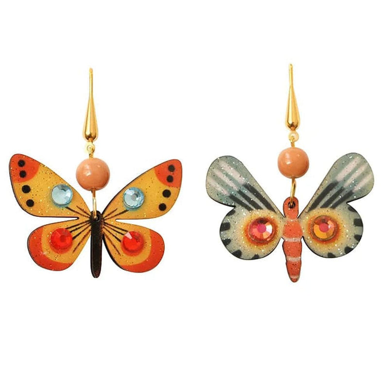 Quirks! Earrings and Accessories, Laliblue Spring and Easter Multicolor Butterfly Earrings by Laliblue