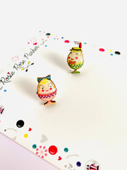 Quirks! Earrings and Accessories Little Easter Egg Studs by Rosie Rose Parker