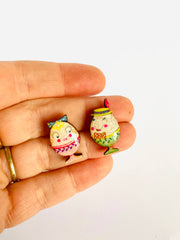 Quirks! Earrings and Accessories Little Easter Egg Studs by Rosie Rose Parker