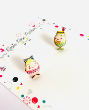 Quirks! Earrings and Accessories Little Easter Egg Studs by Rosie Rose Parker