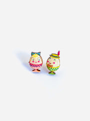 Quirks! Earrings and Accessories Little Easter Egg Studs by Rosie Rose Parker