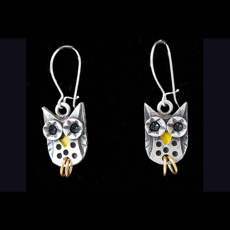 Quirks! Earrings and Accessories Owl Earrings by Chickenscratch