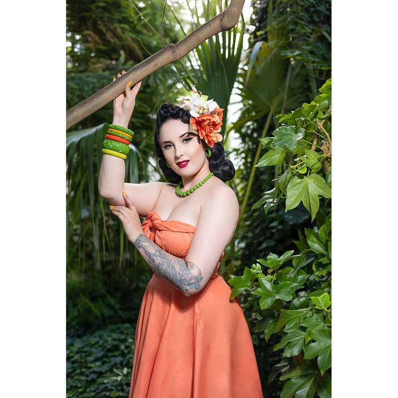 Quirks! Earrings and Accessories Palm Heavy Carve Beads by Splendette