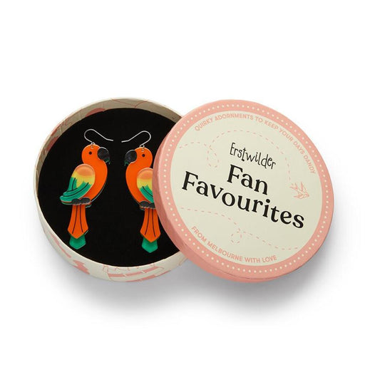 Quirks! Earrings and Accessories Pancha's Parrots Drop Earrings by Erstwilder
