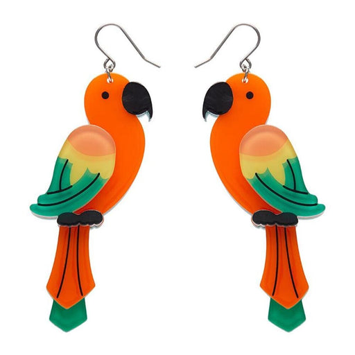 Quirks! Earrings and Accessories Pancha's Parrots Drop Earrings by Erstwilder