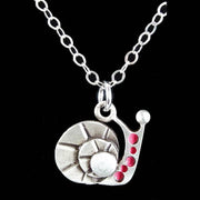 Quirks! Earrings and Accessories Snail Pendant by Chickenscratch