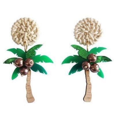 Quirks! Earrings Palm Tree Earrings by Laliblue
