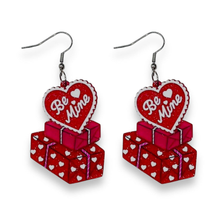 Quirks! Earrings Valentine's Happy Mail Earrings by 50's Vintage Dame x Lipstick & Chrome