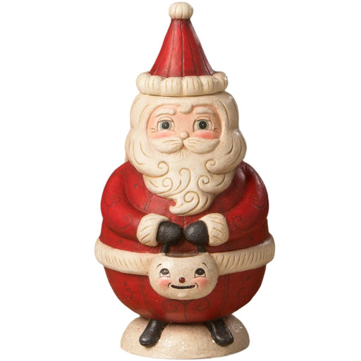 Quirks! figurine St. Nick Jolly Jar by Johanna Parker for Bethany Lowe