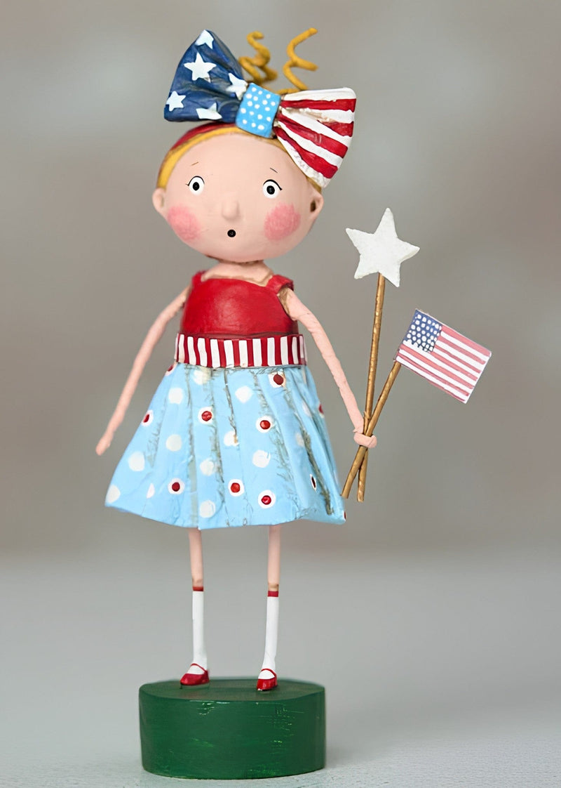 Quirks! Figurines American Spirit Patriotic Lori Mitchell Figurine