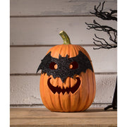 Quirks! Figurines Bat Masquerade Pumpkin by Bethany Lowe Designs