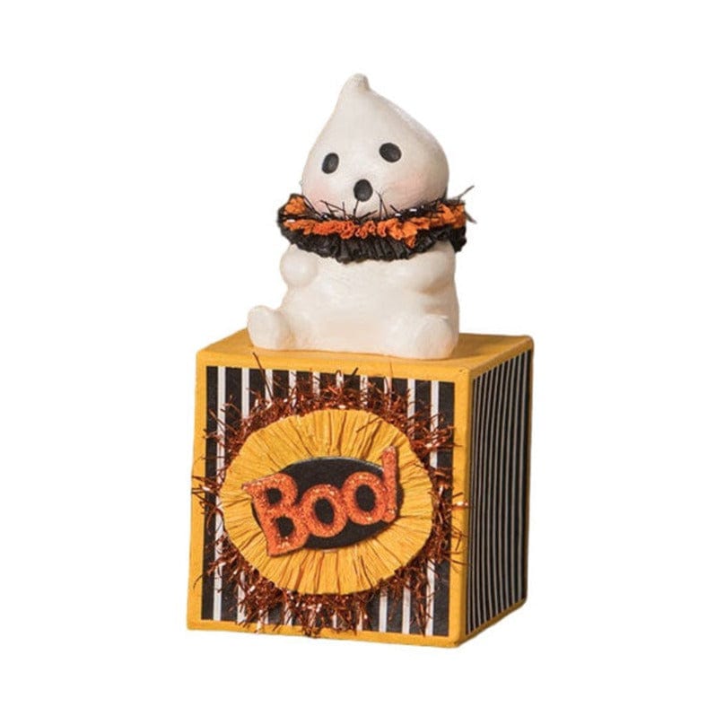 Quirks! Figurines Boo on Block by Bethany Lowe Designs