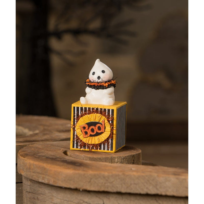 Quirks! Figurines Boo on Block by Bethany Lowe Designs