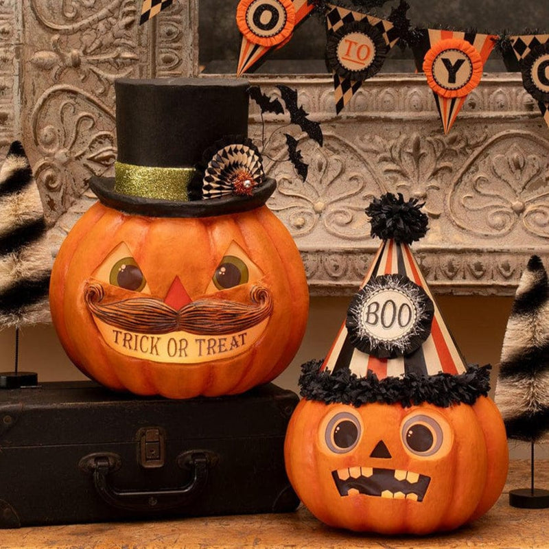 Quirks! Figurines Boo Party Pumpkin by Bethany Lowe Designs