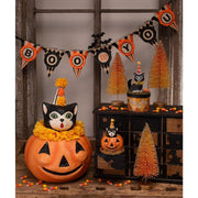 Quirks! Figurines Cecil Cat on Box by Bethany Lowe Designs