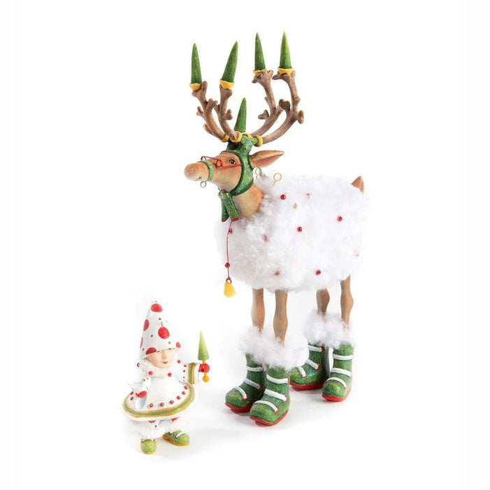 Quirks! Figurines Dash Away Blitzen Reindeer Figure by Patience Brewster