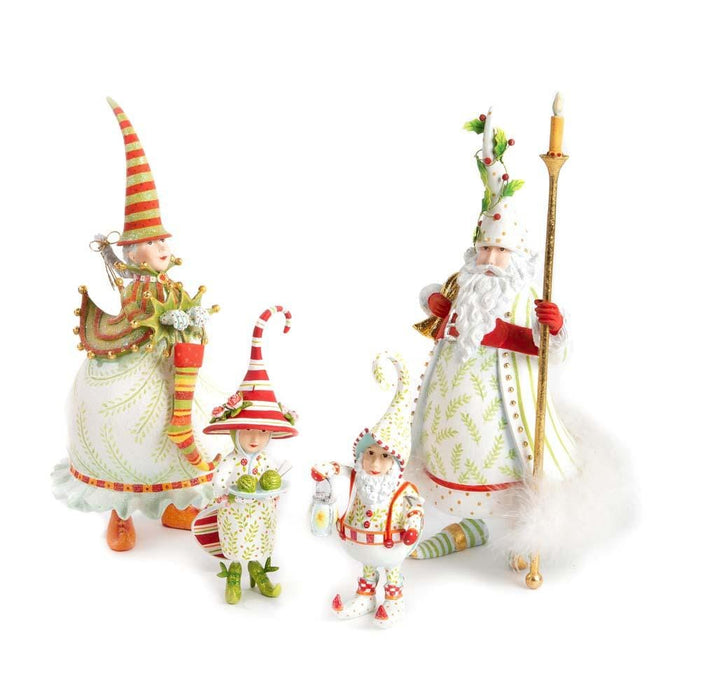 Quirks! Figurines Dash Away Candlelight Santa Figure by Patience Brewster