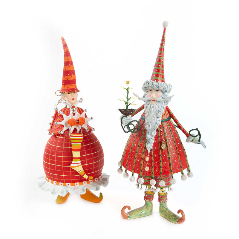 Quirks! Figurines Dash Away Dashing Santa Figure by Patience Brewster