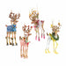 Quirks! Figurines Dash Away Reindeer Ornament Set-B by Patience Brewster