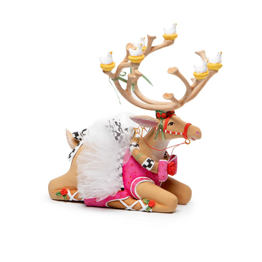 Quirks! Figurines Dash Away Sitting Dancer Reindeer Figure by Patience Brewster