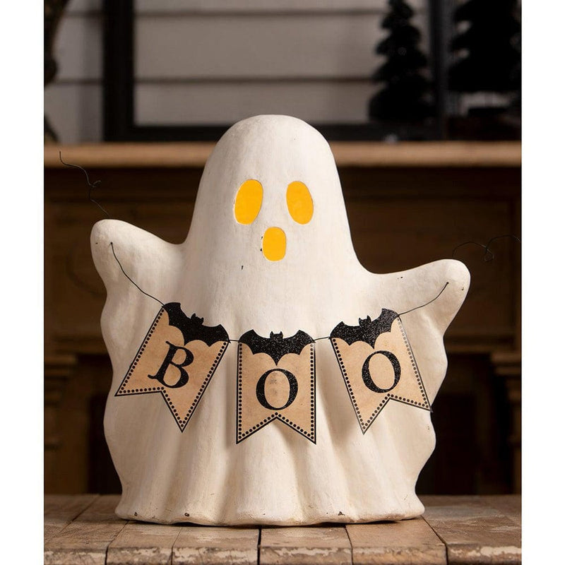 Quirks! Figurines Ghost with Boo Garland by Bethany Lowe Designs